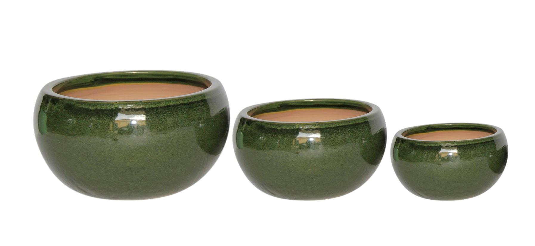 Schalen-Set,3tlg. GREEN D38/29/21 H20/15/11