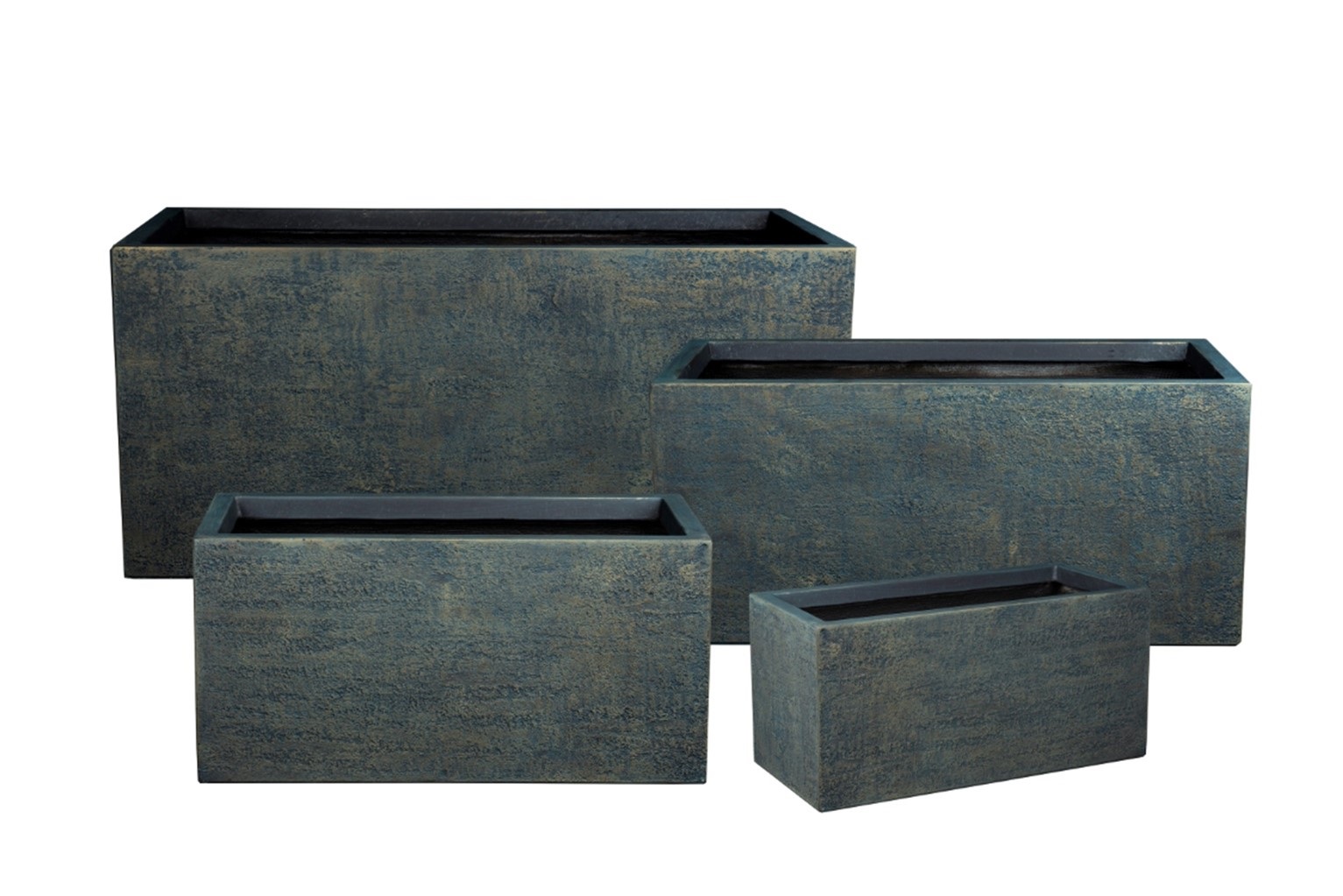 Kasten-Set,3tlg. ANTRA/GOLD BxTxH 80/60/50x37/30/20