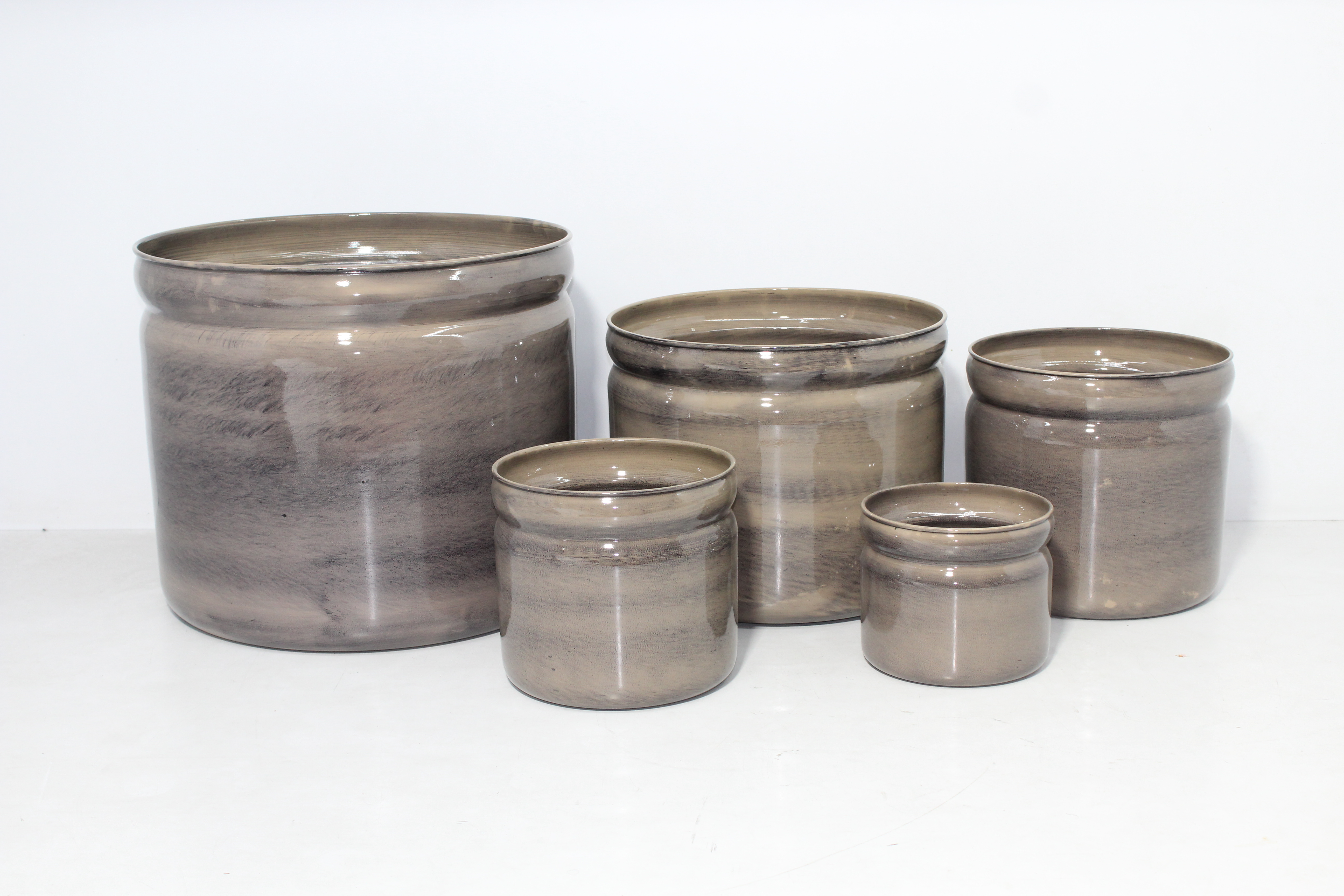 Kübel-Set,5tlg. D51/41/31/26/20 H42/33/29/23/18