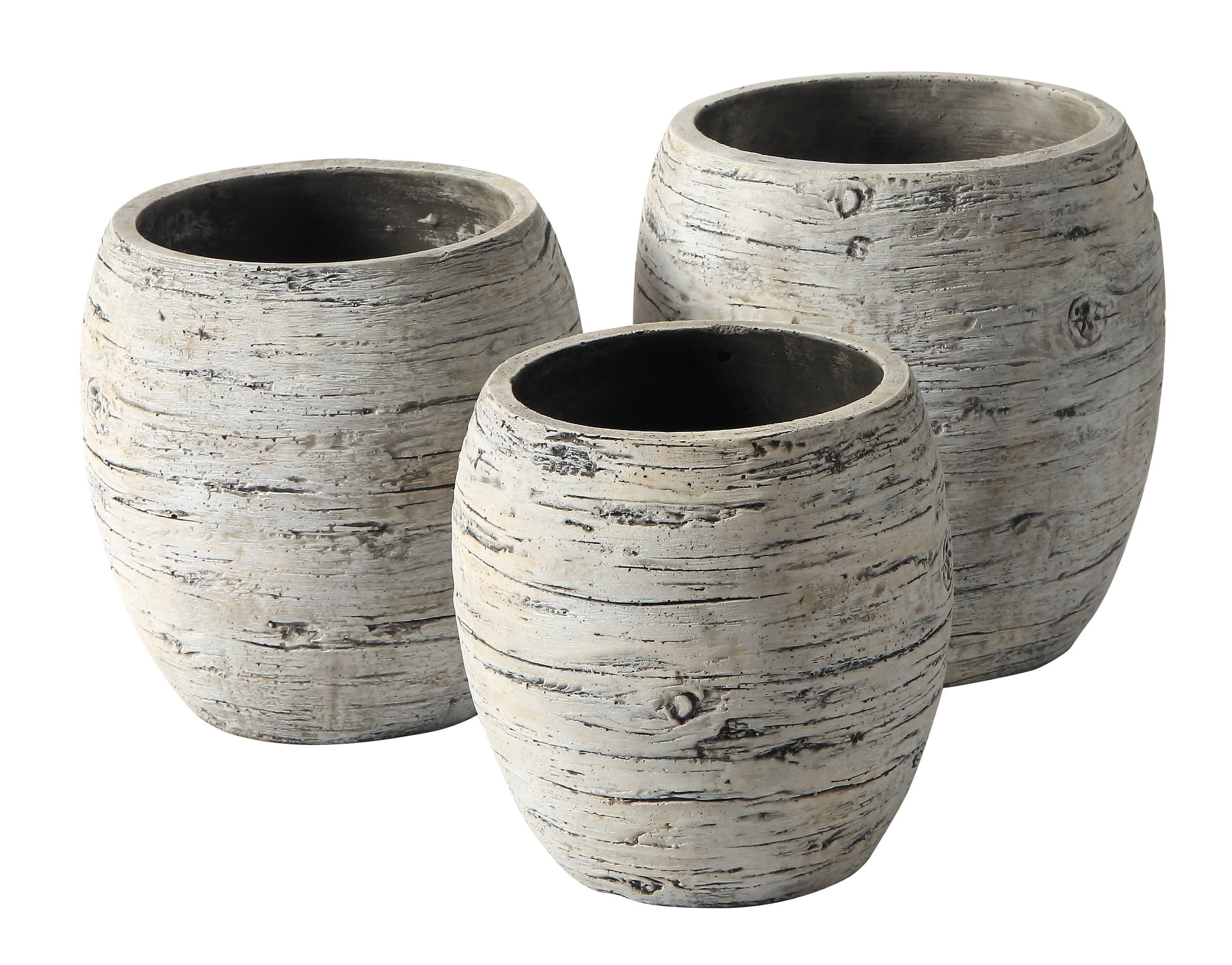 Topf antik-white D21,5 x H22 cm